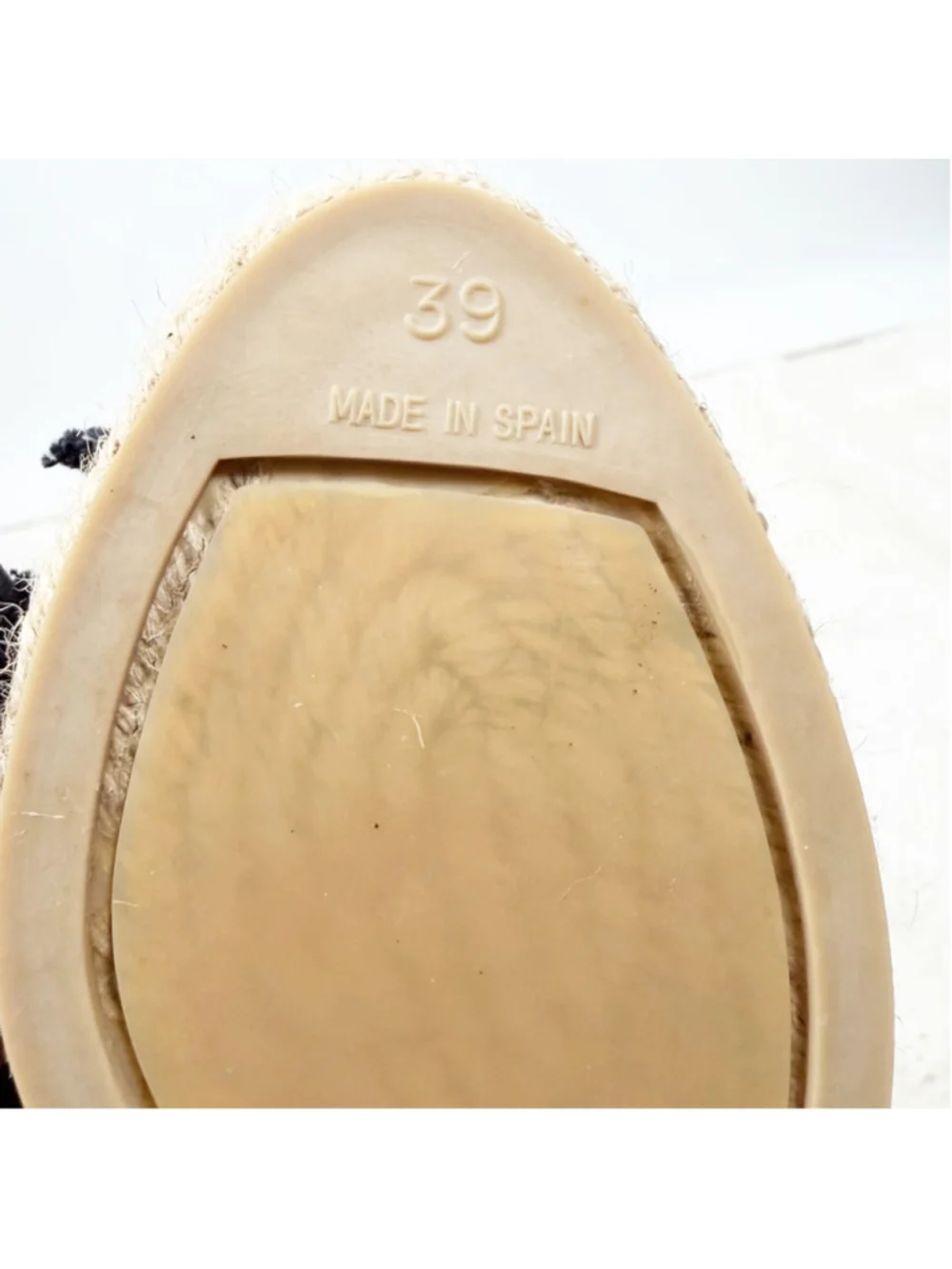 Castaner Bluma Wedge Espadrilles Black Ankle Tie Sandals Beachy Size 39 US 8.5